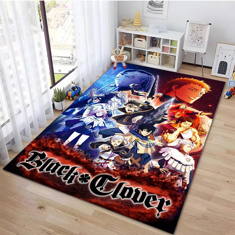Black Clover: Magic Battle Home carpet Office Decorative Carpet For Living Room Bedroom Door Mat Floor Rug Computer Chair Area Rug