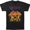 Men's Queen Crest Gradient Tee Slim Fit T-Shirt Black