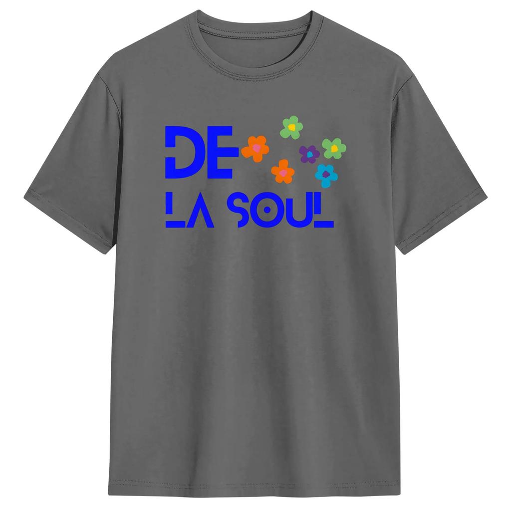 Hip Hop De La Soul 100 Cotton T Shirt For Unisexs Summer Y2K Funny T Shirts ONeck Hippie Tee Shirt Oversized Hot Sale Tops