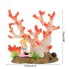 Aquariums Blond Girl Landscape Hideouts Coral Plastic Aquariums Decorations Art Crafts Terrarium Habitat Ornaments