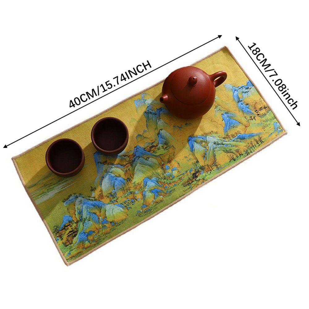 Китайский Толстый Чайный Сервиз Аксессуары Высококлассный Бытовой Профессиональный Чайное Полотенце Подставки Салфетка для Чая