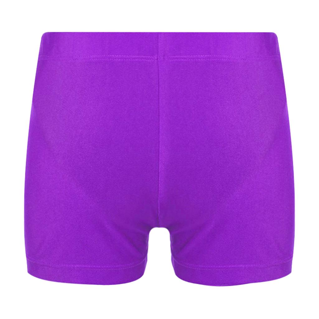 Boys Slim Fit Training Hot Shorts Elastic Waistband Gymnastics Dance Running Shorts Bottoms