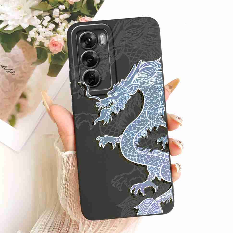 Чехол для Oppo Reno12 Pro 5G CPH2629 Новый модный painted чехол Мягкий чехол для телефона Для Oppo Reno 12 Reno12 Pro Задняя крышка Coque