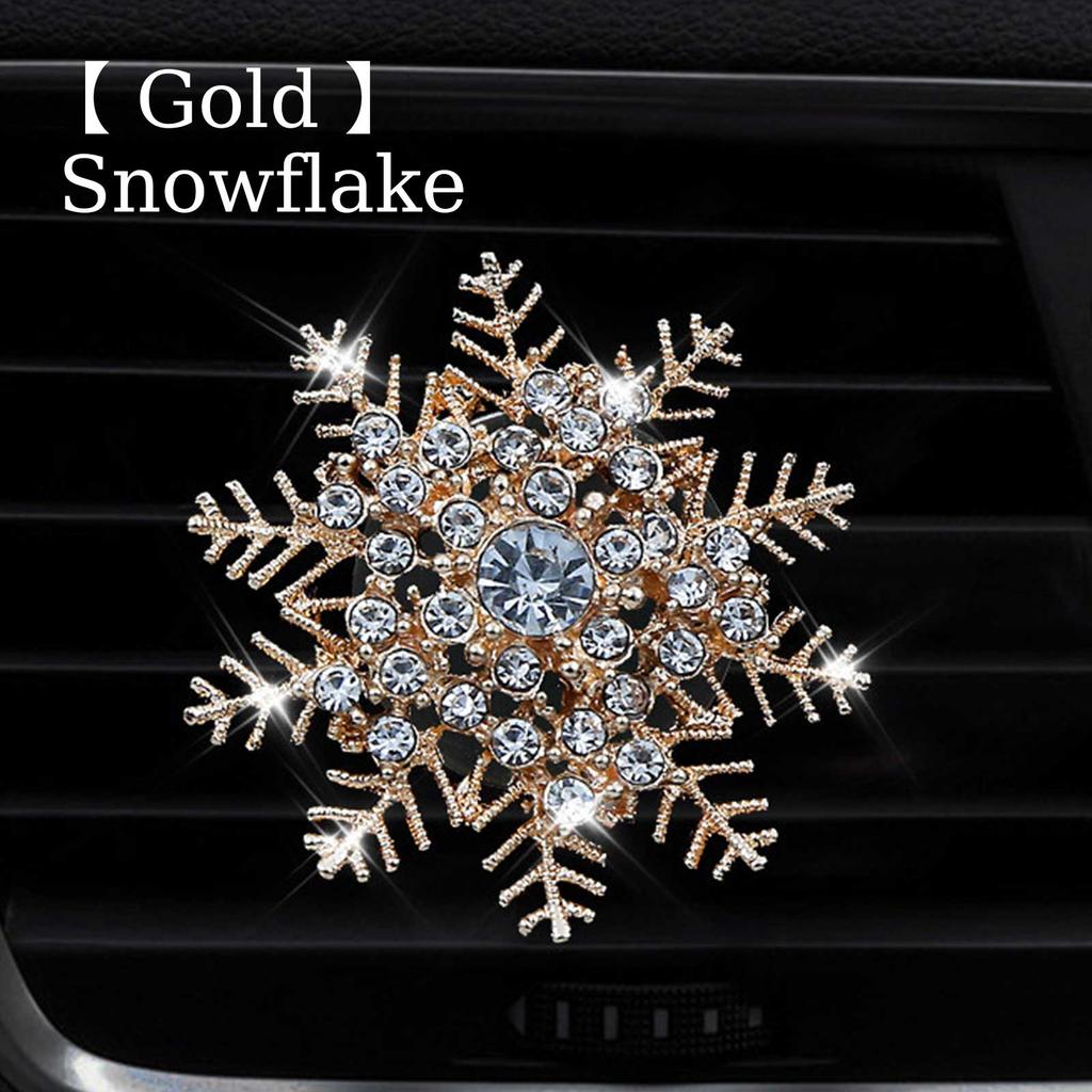 Водяной бур Снежинка Автомобильный кондиционер Розетка Духи Зажим Автомобильные духи Аксессуары для интерьера Рождественские украшения с ароматом