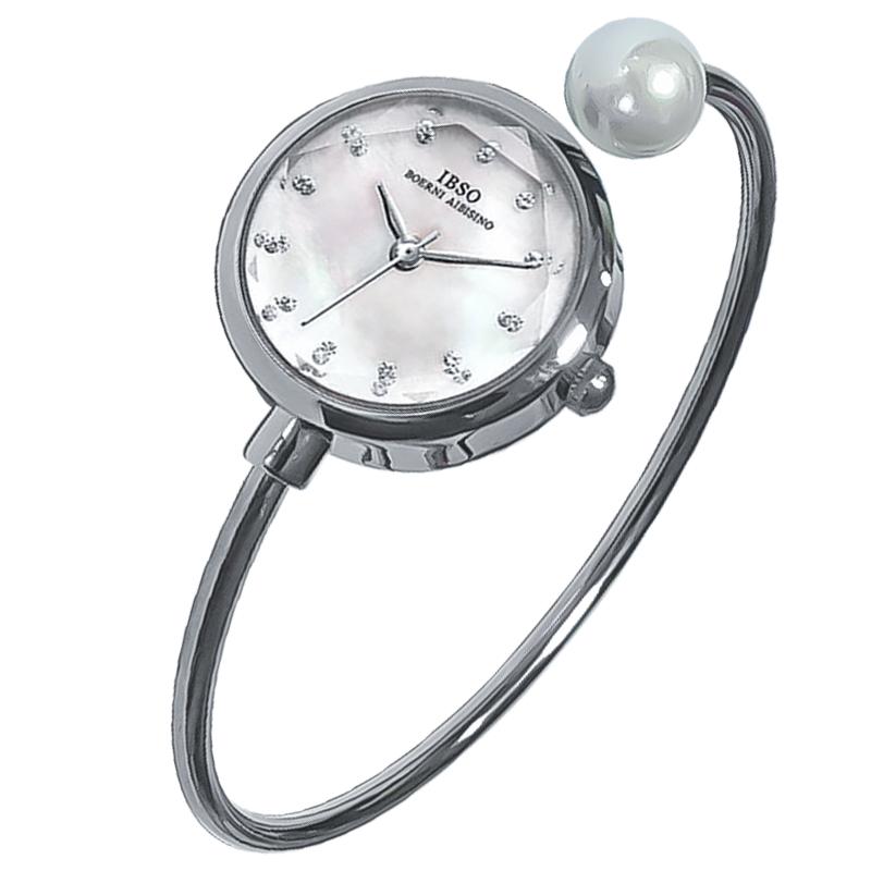 Luxury Women Bracelet Watch Steel Golden Waterproof Elegant Hand Clock Female Fashion Original Lady Diamond Wristwatch Silver