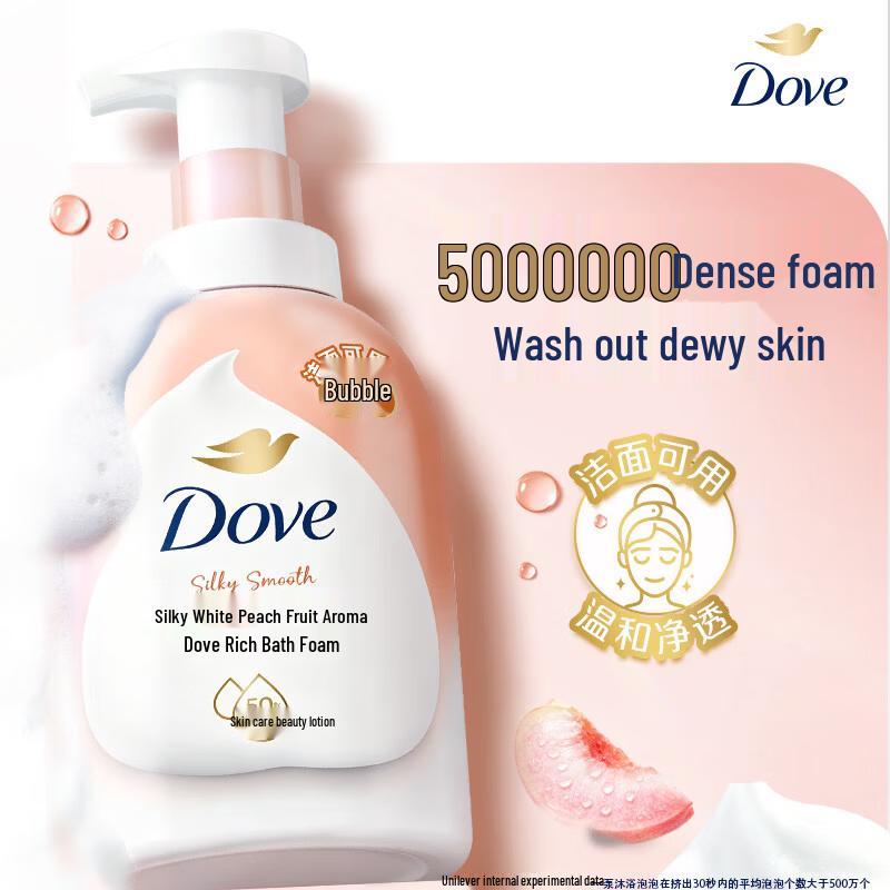 Dove Dense Foam Body Wash - White Peach