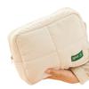 New Design Quilt Quilted Nylon Fluffy Shockproof Cosmetic Bag Cosmetic Storage Female Portable Makeup Bag Travel Vanity Wash Bag