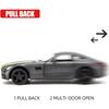 1/36 масштабная модель автомобиля Benz AMG GTR, литой под давлением цинковый сплав, транспортные средства, детские игрушки для мальчиков и девочек, подарок