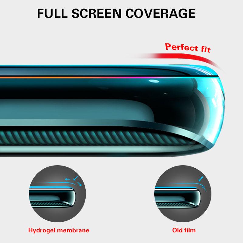 Прозрачная мягкая гидрогелевая защитная пленка для экрана с полным покрытием для Samsung M30S/A10/A20/A20S/A30/A50/A60/A90/A8 A9(2018)