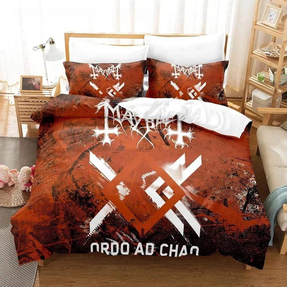 Mayhem Bedding Set Single Twin Full Queen King Size Bed Set Adult Boys Bedroom Duvet Cover Sets 3D Print Anime