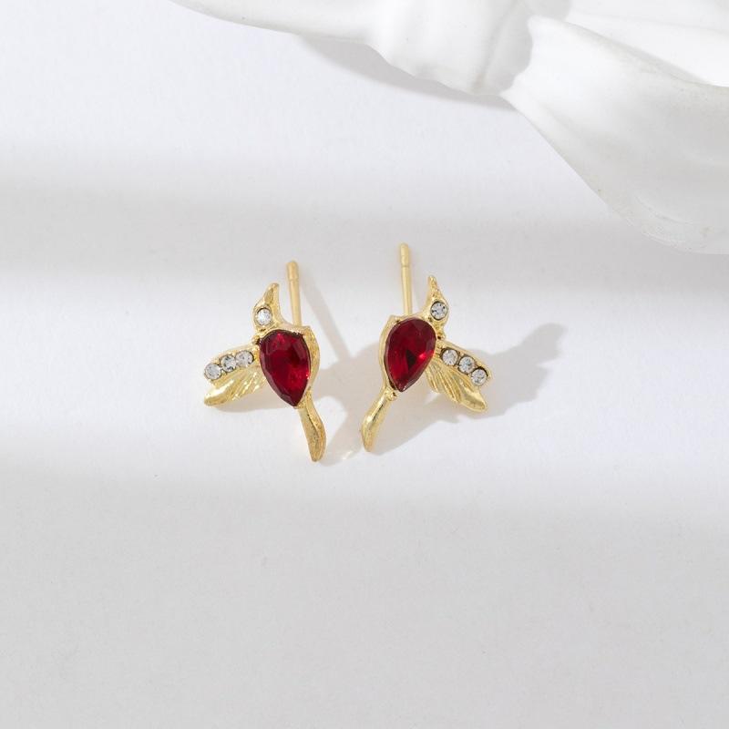 Милые разноцветные птички Женские серьги-подвески Вечеринка Девушка Модные аксессуары Нежные серьги с маленькими птичками