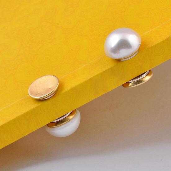 Брошь на булавке в форме сердца, магнитная женская искусственная жемчужина, без следов, зажим для шарфа, декор для одежды