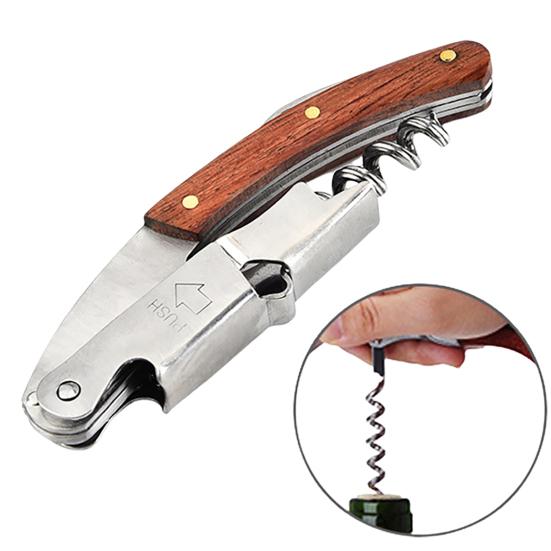 Экономьте труд, широкое применение, полезная нескользящая ручка, открывалка для бутылок, съемник крышек для вина, пива с резаком, открывалка для бутылок