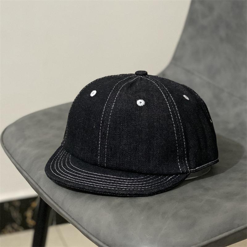 Корейская новая шляпа для активного отдыха, мужская джинсовая бейсболка с короткими полями, женская кепка от солнца