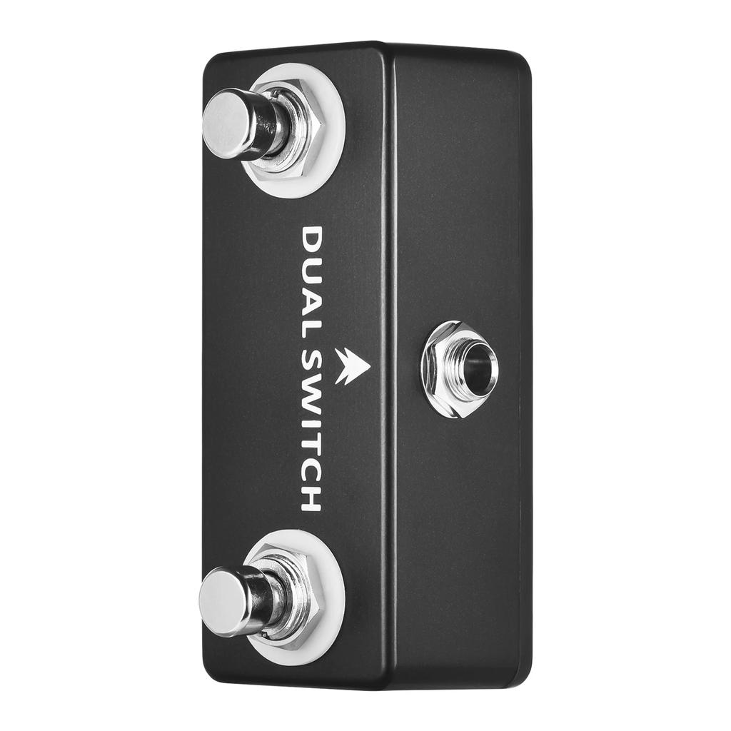 DUAL SWITCH Guitar Effect Pedal Dual Footswitch Foot Switch PURE BUFFER Guitar Pedals Full Metal Shell Guitar Accessories