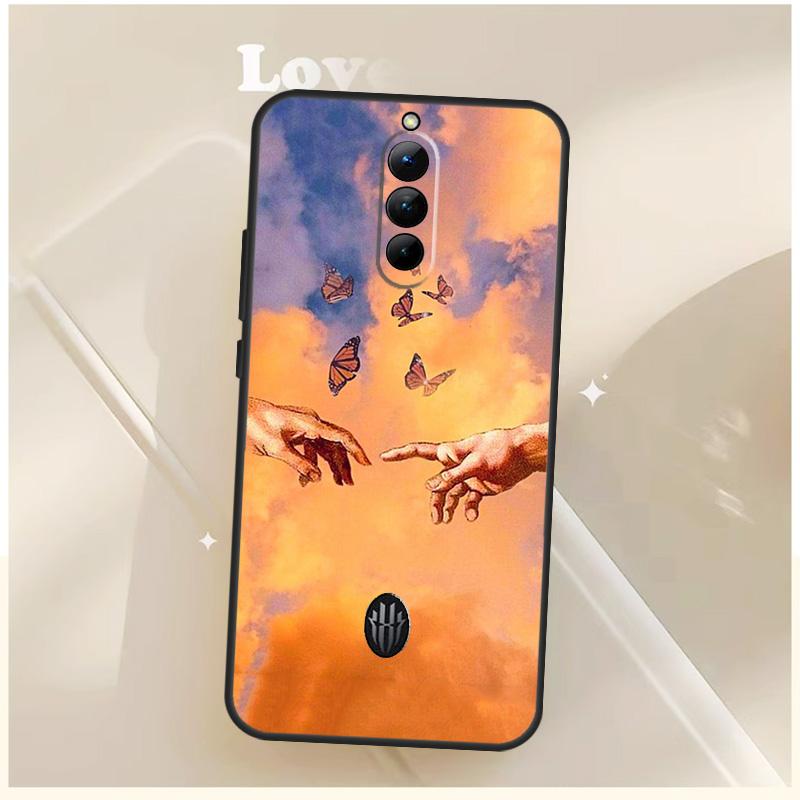 Grime Michelangelo Creation Adam Case For ZTE Nubia Red Magic 10S 9S 8S 8 9 10 11 Pro Plus 6 7 7S 6S For RedMagic 10 Air Cover