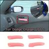Декоративные накладки на ручки внутренних дверей для Dodge Charger/Chrysler 300C 2011+Розовые