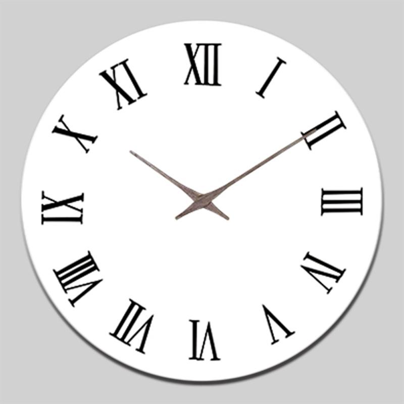 25 см круглые настенные часы модные бесшумные не тикающие на батарейках для дома гостиная спальня