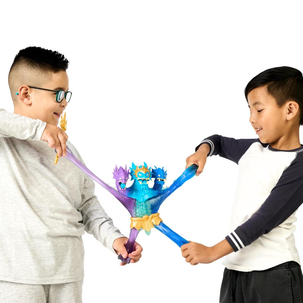 Heroes of Goo Jit Zu Deep Goo Seeking Hydra Figure Triple Attack 3-in-1 Goo Power Plus Light and Sound Battle Action!