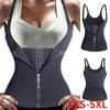 Регулируемый плечевой ремень, жилет для тренировки талии, корсет, женский корсет с крючком на молнии, формирователь тела, поясница, контроль живота, корректирующее белье для похудения