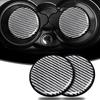 Car Cup Holder Coasters, 2 Carbon Fiber Non-Slip Embedded Coasters, Universal 2.75" Cup Holder