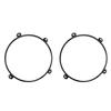 2pcs 7in Headlight Mounting Bracket Ring Lamp Holder Fits for Jeep Wrangler TJ 0718