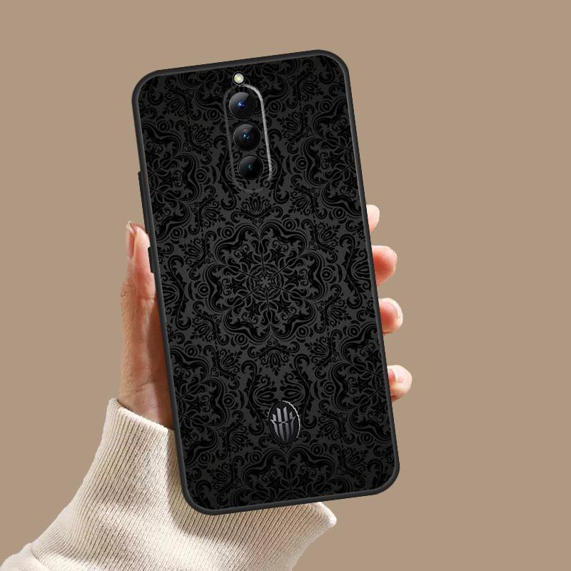 Черный Узорный Чехол Для ZTE Nubia Red Magic 11 9S 8S 8 9 10 10S Pro Plus 6 7 6S 7S Pro 5G 6R 10 Air Чехол