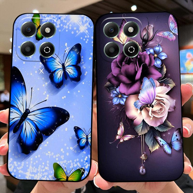 Чехол для Honor X6b JDY-LX1 с цветной печатью, противоударная крышка для телефона для Huawei Honor X6b, чехол-ракушка JDY-LX2, мягкий силиконовый чехол