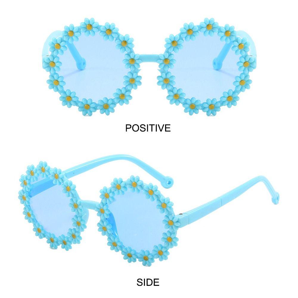 Солнцезащитные очки Ocean Lens для детей с круглыми цветочными линзами, защита от ультрафиолета 400, очки Daisy