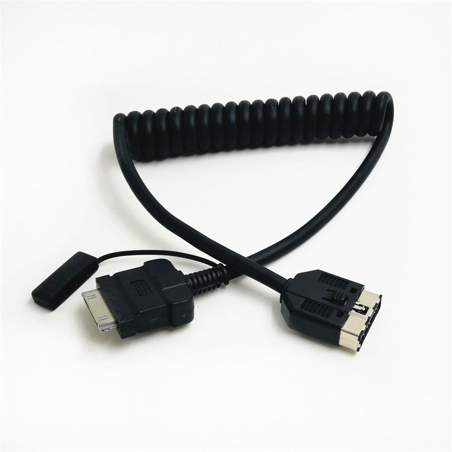 Для Jaguar Land Rover Ipod Iphone 4S Адаптер Медиаинтерфейса Кабель Aux