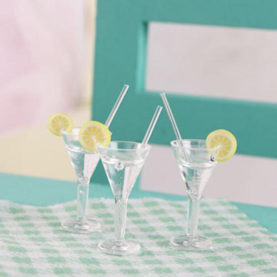 2 шт. кукольные стаканчики с лимонной водой, тонкая работа, ручная работа, способность к воображению, кукольная еда, кухонная игрушка, стаканчики с лимонной водой для детей