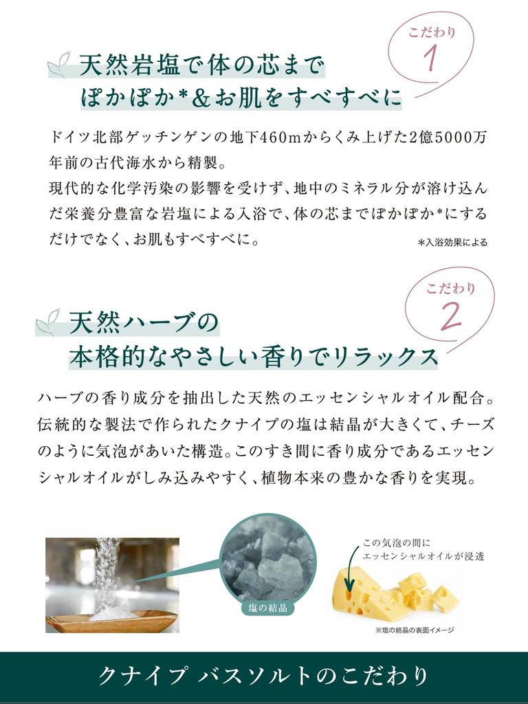 Соль для ванны Аромат нероли 850 г Расслабляющее послание в комплекте [Официальный Kneipp]