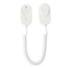 Tv Remote Organizer Wall Mount Remote Control Holder Wall-mount Magnetic Remote Control Holder with Spring Rope for Easy