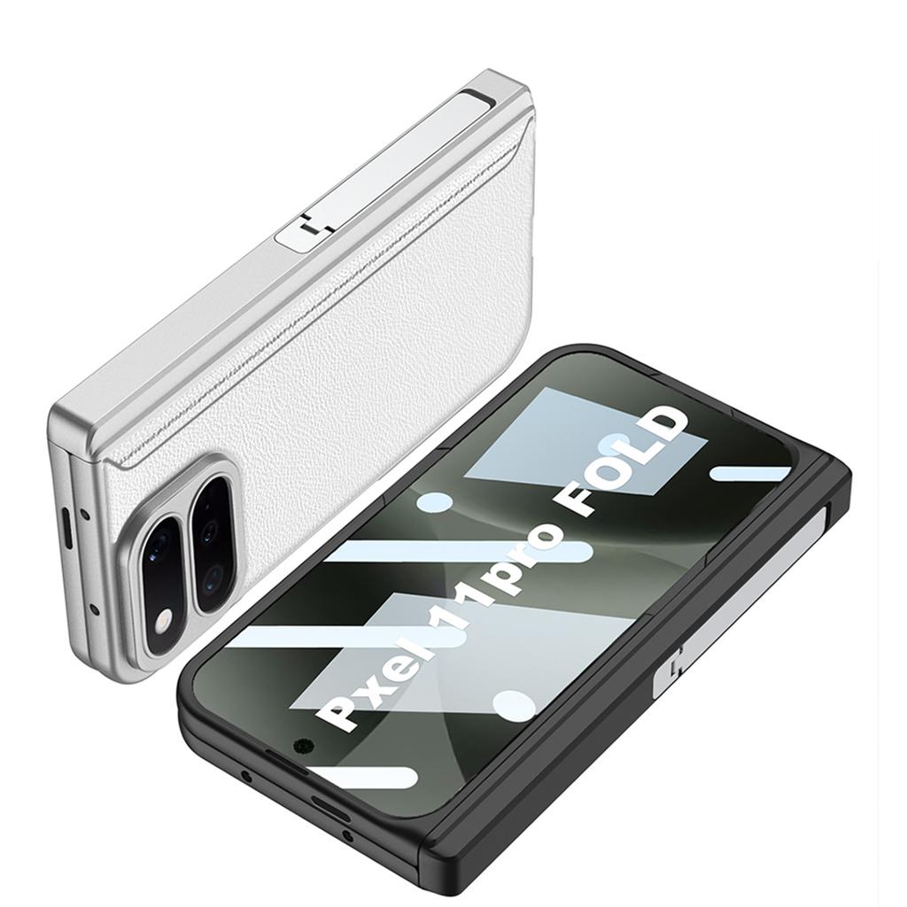 Применимо к чехлу для мобильного телефона Google Pixel11ProFold, шарнирный, всесторонне защитный, из гладкой кожи, персонализированный защитный чехол