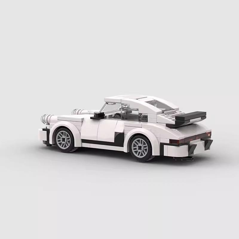 Модель автомобиля с подключением MOC Совместимые Строительные Блоки 911 Спортивный Автомобиль Мелкие Частицы Строительные Блоки Ручной DIY Модель Мужской