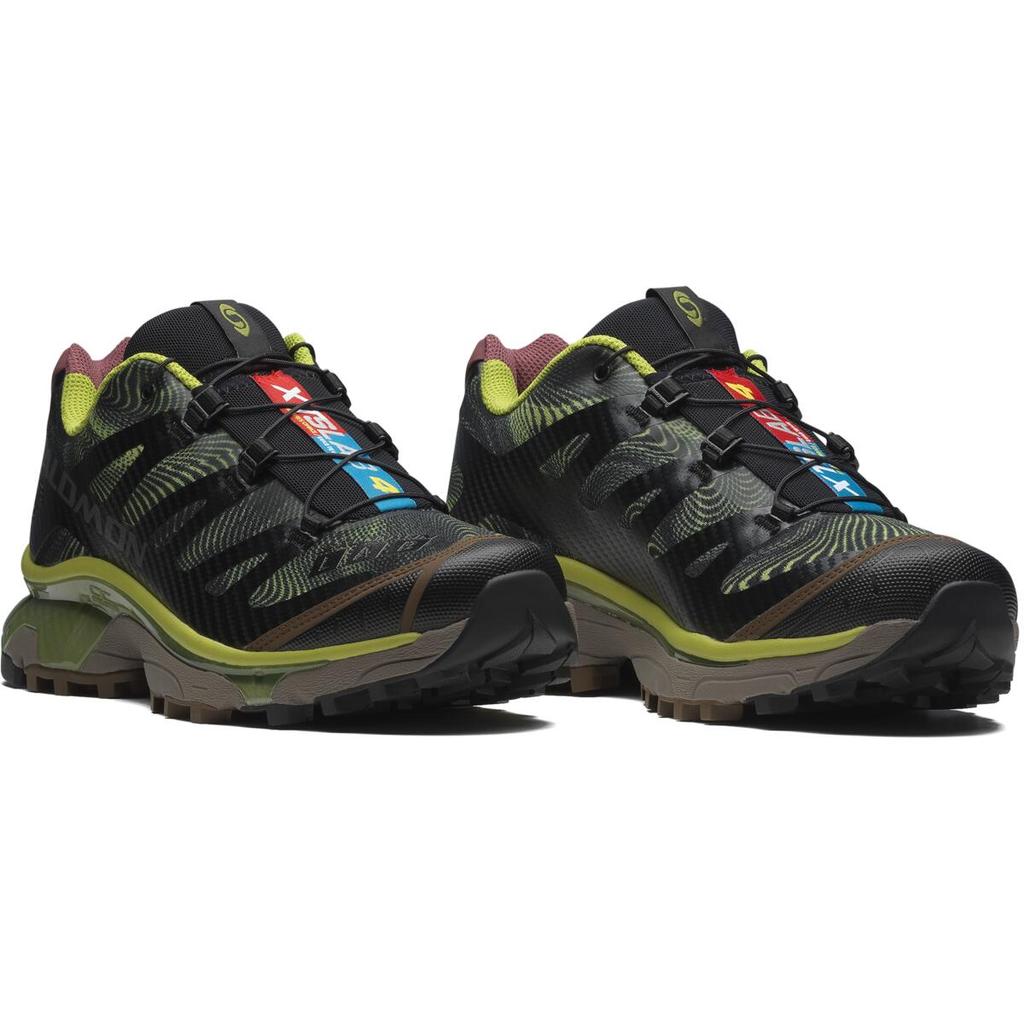 SALOMON XT-4 OG R.A.D Comfortable Durable Lightweight Low-Top Running Shoes Unisex Running Shoes Black Green 477473