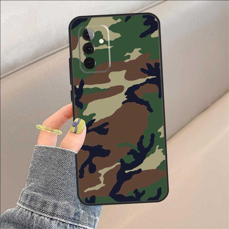 Чехол с камуфляжным узором для Samsung Galaxy A54 A14 A36 A16 A33 A56 A26 A15 A55 A53 A35 A22 A32 A52 A34 A05 A06