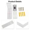 Crack Monitoring Record Crack Gauge Monitor Crosshair Alignment Displacement Monitoring High-quality Acrylic Easy Installation