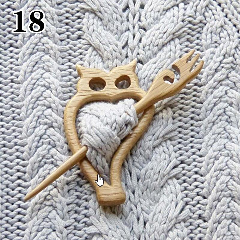 25 стилей, застежка, заколка для шали, брошь, булавка с деревянным рисунком животного, сделай сам, забавное милое ремесло