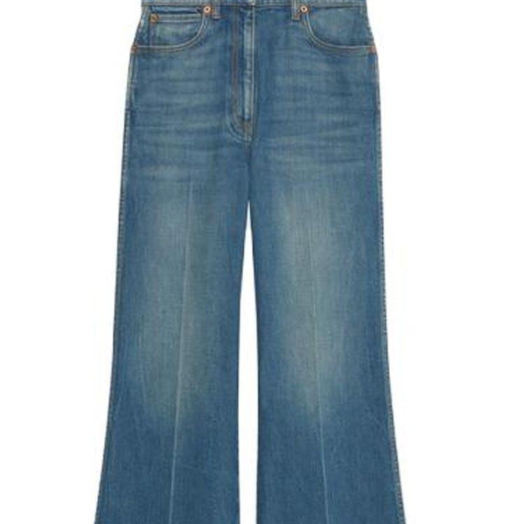 Gucci Джинсы Женские Синие Умеренно Расклешенные 624217-XDCD9-4759