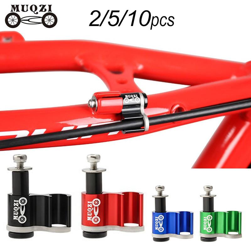 MUQZI 2/5/10PCS Cable Guide Adapter Bike Brake Shift Cable Clamps Fixed Clip Hydraulic Line Pipe Hose Holder Fuse Holders1