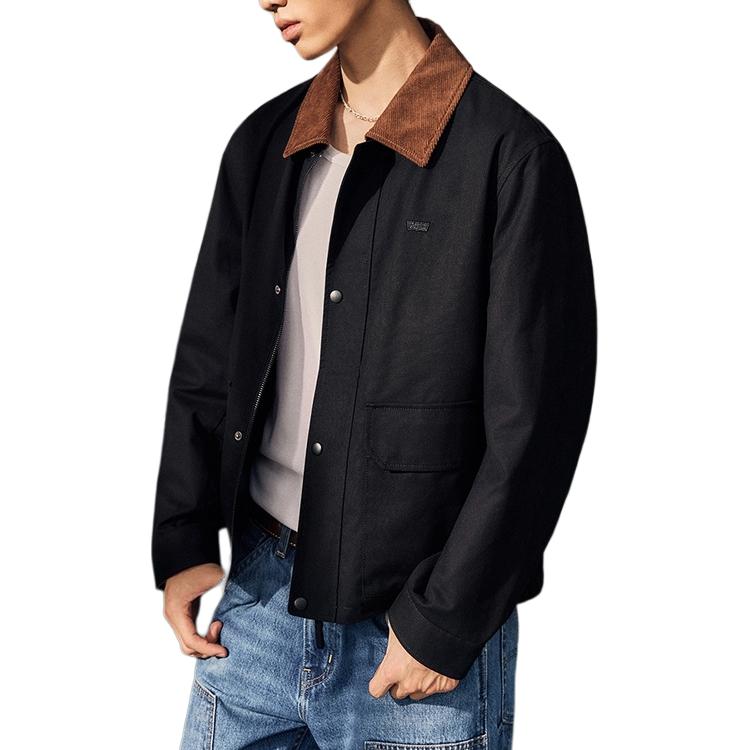 Levis Американский Повседневный Рабочий Стиль Удобный Лацкан Куртка с Длинным Рукавом Мужские Куртки 005MT-0000