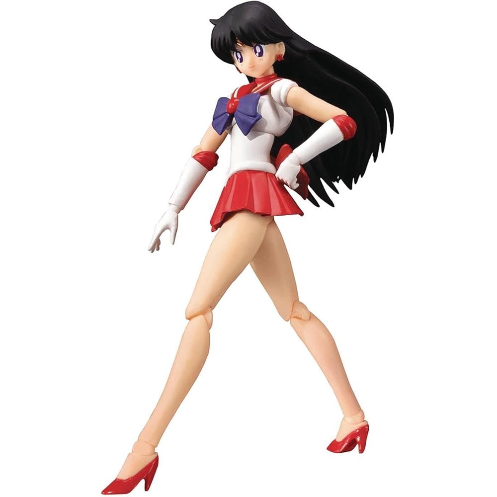 НАРОДЫ ТАМАШИИ SH. Фигурки Sailor Moon Sailor Mars Анимационная цветовая версия 140 мм ПВХ Фигурка