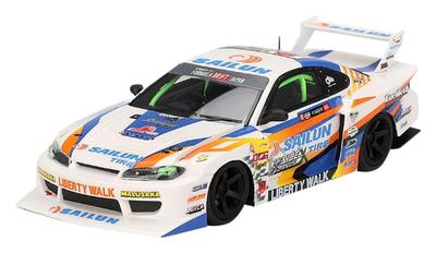 TSM MODEL 143 Nissan Silvia (С15) LB-Super Silhouette #555 2023 Formula Drift Japan Готовое изделие TSMV0023