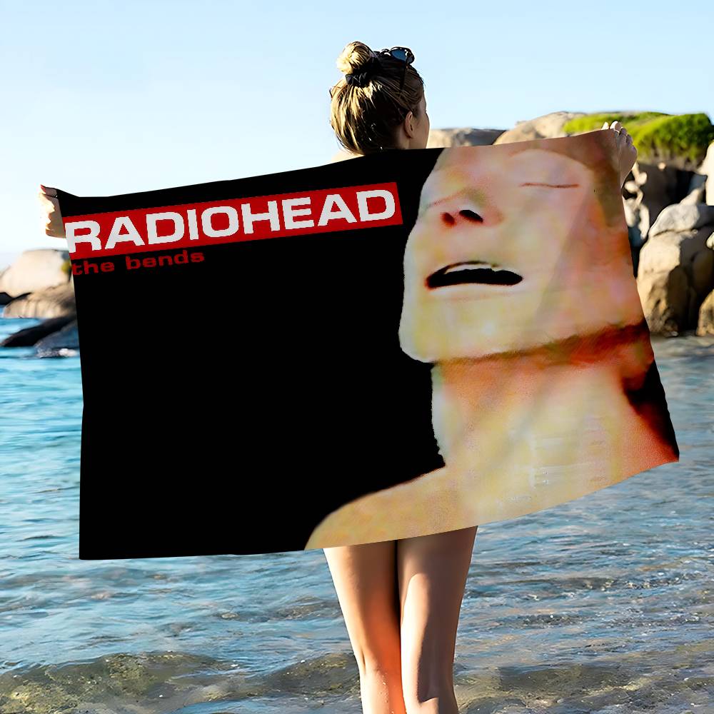 Плед из микрофибры RadioheadS Быстросохнущие пляжные полотенца Большой размер с принтом Супервпитывающее полотенце-плед для бассейна