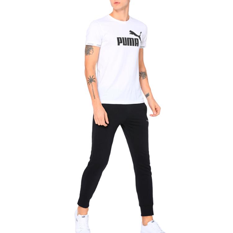 Puma Повседневные спортивные брюки с застежкой-кулиской, мужские штаны, черные 590336-31