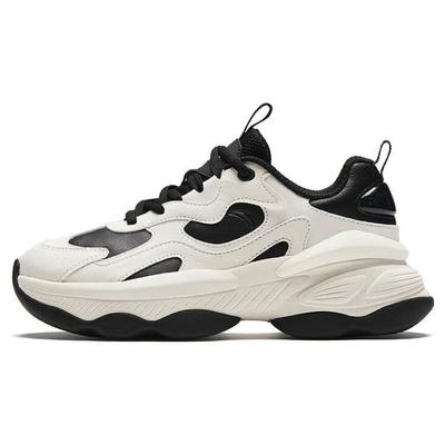 Обувь Nut Shoes амортизирующая износостойкая низкая обувь для папы женские кроссовки черные белые 122418885-8