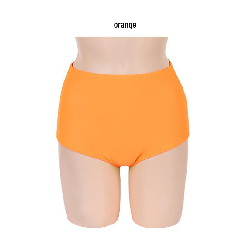Women's High Waist Plus Size Boyleg Swim Shorts - Anti-Embarrassment Triangle Bikini Briefs