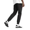 Puma Mens Fleece Ribbed Cuff Joggers