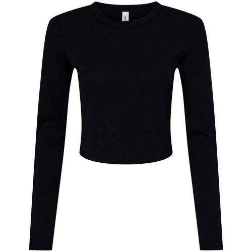 Bella + Canvas Womens/Ladies Micro-Rib Long-Sleeved T-Shirt